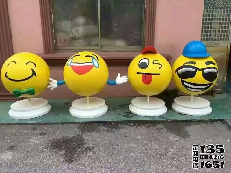 室內街邊創(chuàng)意玻璃鋼樹脂卡通搞怪表情雕塑 室內街邊創(chuàng)意玻璃鋼樹脂卡通搞怪表情雕塑